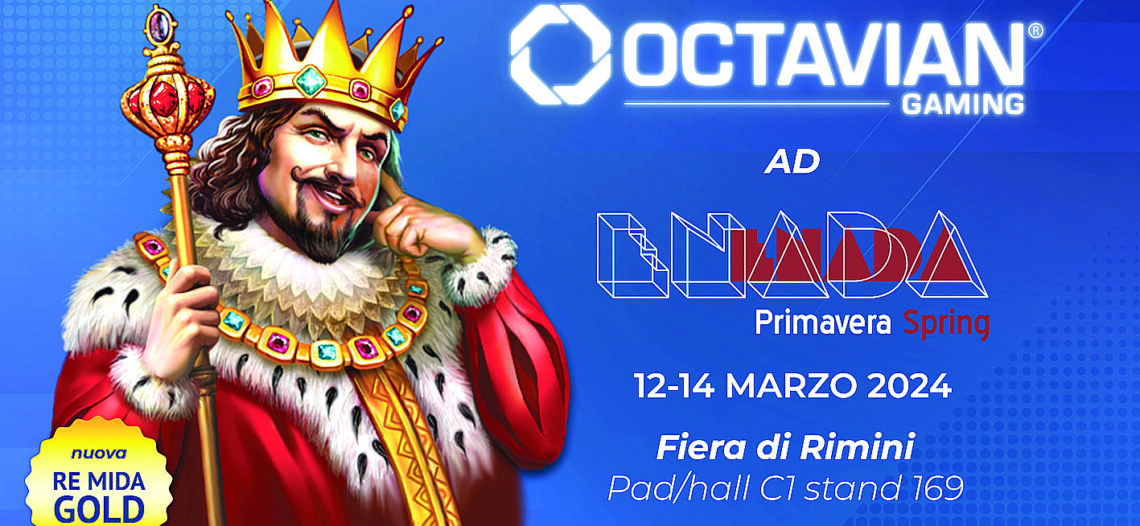 Octavian Gaming a Enada di Rimini con nuova collezione di multigame